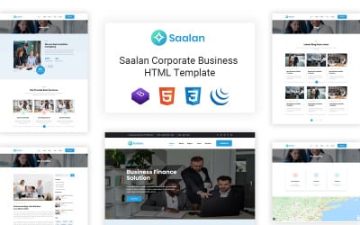 Saalan-响应式多用途公司业务网站模板