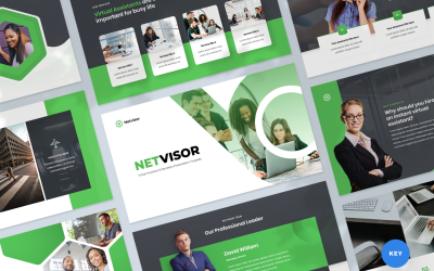 Sanal Asistan ve Sekreter Sunumu - Keynote şablonu