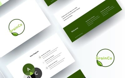 Gratis PowerPoint-mall för Nature
