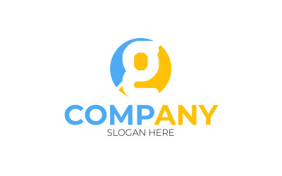 Letter G + Free PSD Logo Template