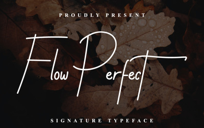 Шрифт Flow Perfect