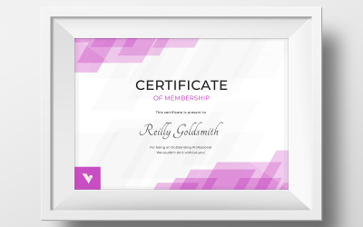 Ücretsiz Üyelik Sertifikası Şablonu