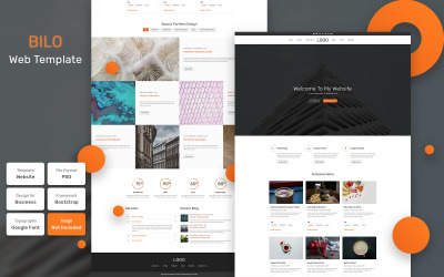 Bilo - Template PSD de material de negócios