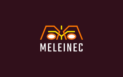 M Line Logo Template