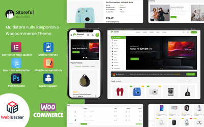 StoreFul - тема WooCommerce для многоцелевой электроники