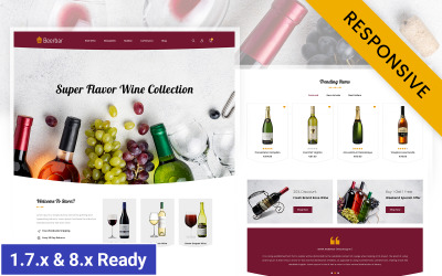 Beerbar - Thème Responsive PrestaShop pour Wine Store
