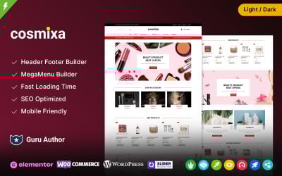 Cosmixa - Tema WooCommerce per trucco cosmetico e moda