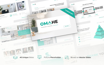 Omahe - Plantilla de PowerPoint de diseño de interiores
