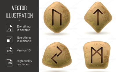Runes - Vector Image