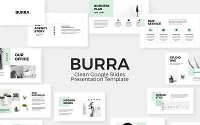 Burra - Presentación limpia y simple Google Slides