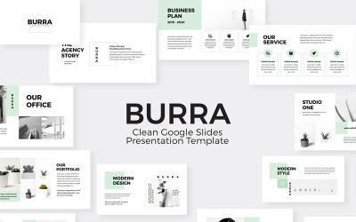 Burra - Saubere einfache Präsentation Google Slides