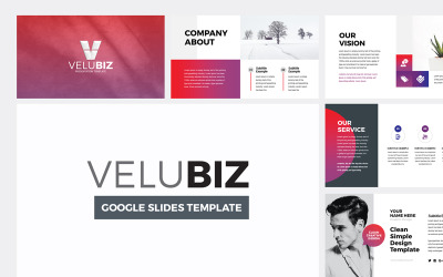 Velubiz - Kreativní obchodní prezentace Google Slides
