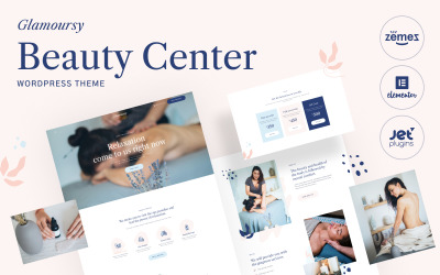 Glamoursy - Thème WordPress pour salon de coiffure et de spa de beauté