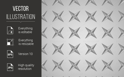 Metal Texture Number Three Seamless Pattern Illustration for Design - Vector Image