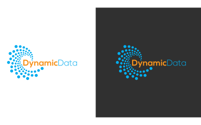 Modèle de logo Dynamic-Data