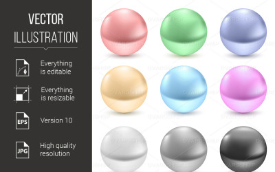 Pearls - Vector Image