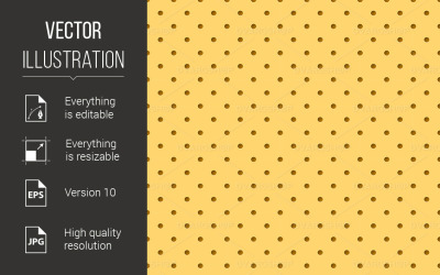 Perforated Yellow Leather - Vector Image