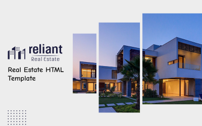 "Reliant - Real Estate HTML Website Template" - адаптивний Шаблон сайту №116135
