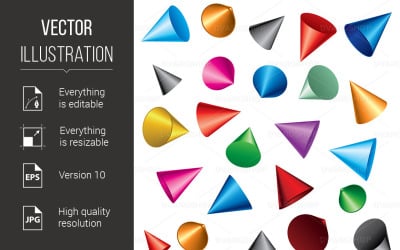 Cones - Vector Image