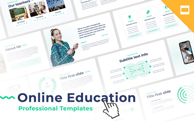 Educação online Google Slides