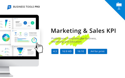 KPI voor marketing en verkoop - Keynote-sjabloon