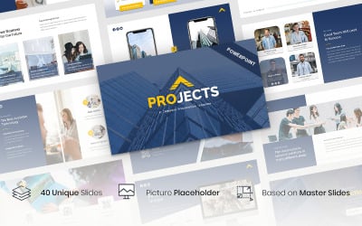Proyectos - Plantilla de PowerPoint para empresas de TI