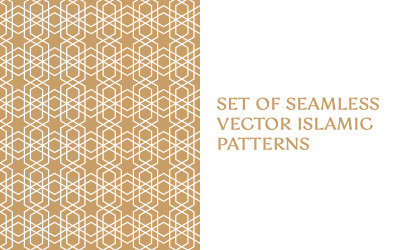Set of Seamless Vector Islamic. Pattern