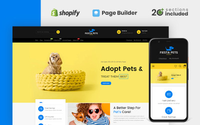 Fiesta Pets Store Shopify-Thema
