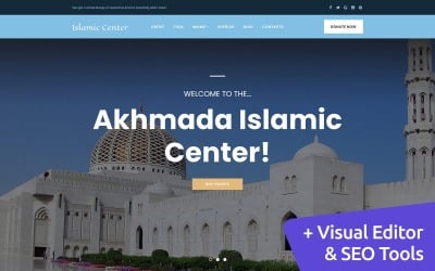Islamic Center Moto CMS 3 Template
