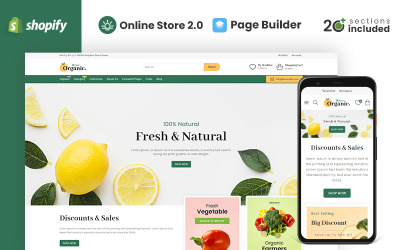 Organiskt hus Store Shopify-tema