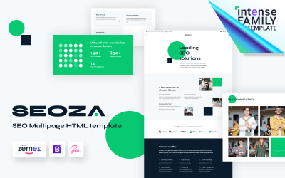 Seoza-SEO Agency HTML网站模板