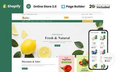 Thème Shopify de la maison bio