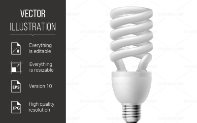 Lampada A Risparmio Energetico - Immagine Vettoriale