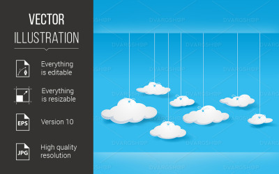 Nuvole - Immagine Vettoriale