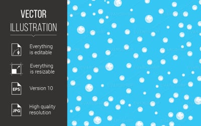 Seamless Texture of Bubbles - Vector Image