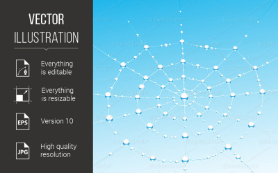 Spiderweb - Vector Image