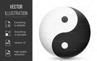 Yin Yang - Vector Image