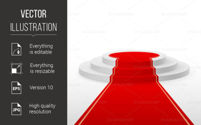Podium - Vector Image