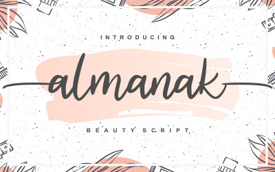Almanak | Carattere corsivo di bellezza