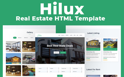 Hilux - Многоцелевой HTML-шаблон веб-сайта по недвижимости