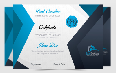 SafeBuilders Certificate Template