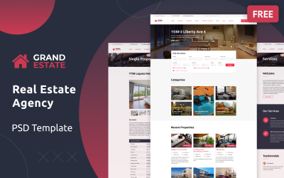 Grand Estate Free Psd #116860