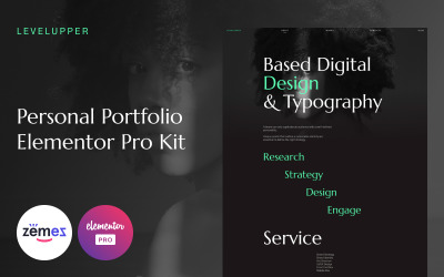 Levelupper - Kit Elementor Portfolio Web