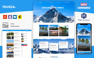 Tourza - Tur ve Seyahat Acentası Şablonu WordPress Teması