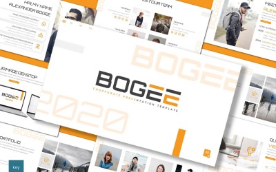 Bogee - шаблон Keynote