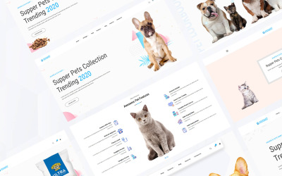 Bootstrap szablon strony www Animart Pet Shop Care #117212