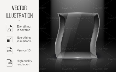 Glass Showcase - Vector Image