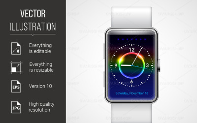 Smart Watch - Vector Image