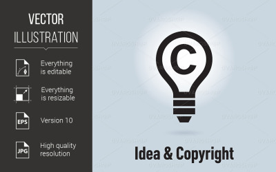 Copyright Protection - Vector Image
