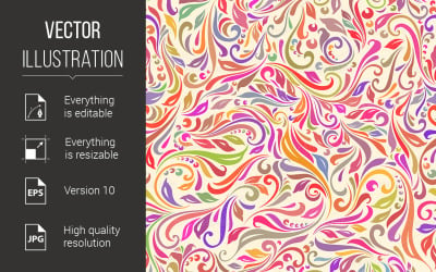Seamless Floral Pattern - Immagine Vettoriale
